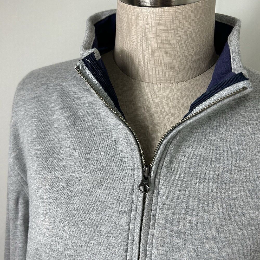 Tailorbyrd Gray 1/4 Zip Pullover Sweatshirt Men's Size Medium Athleisure